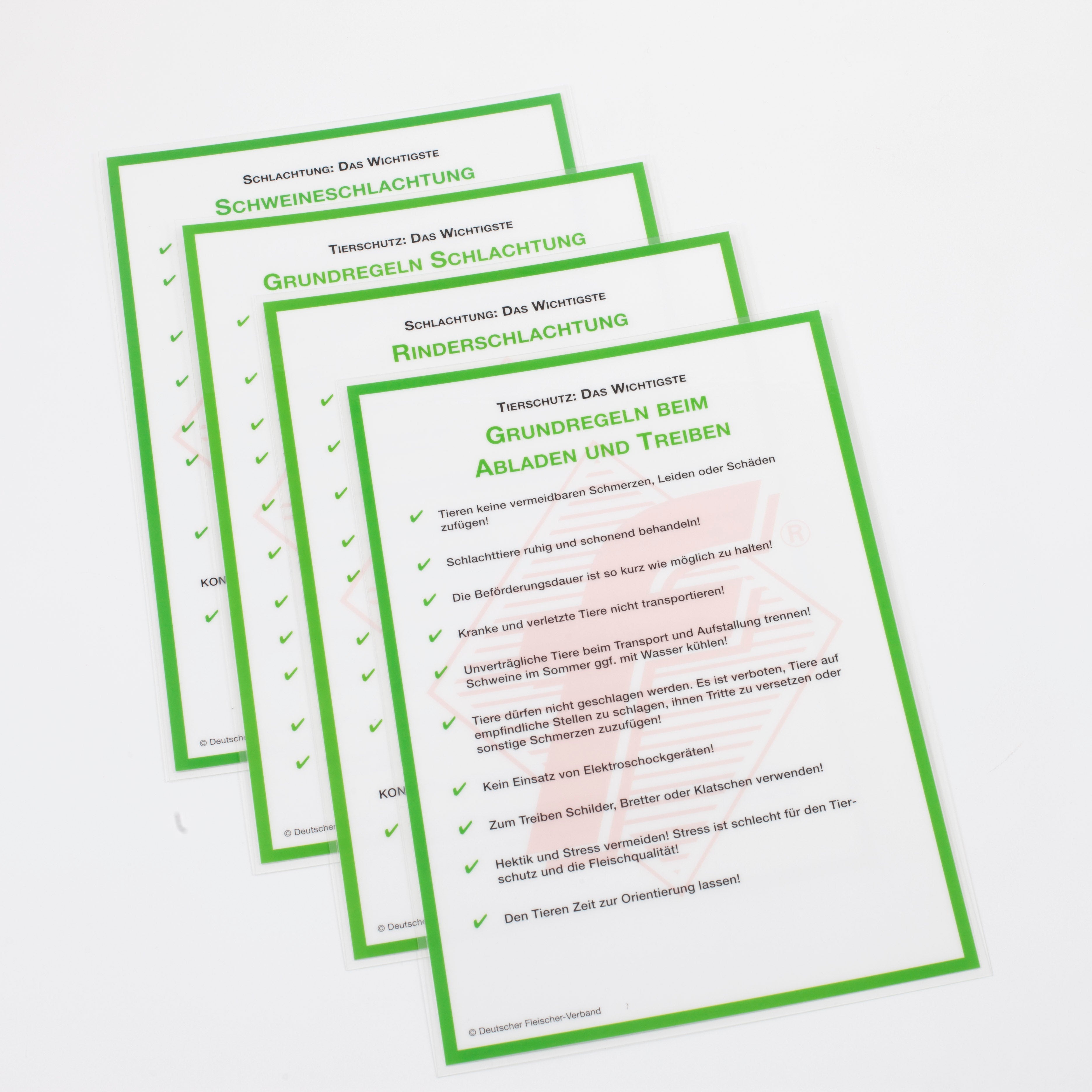 DFV-Leitfaden Schlachtung NUR Posterset