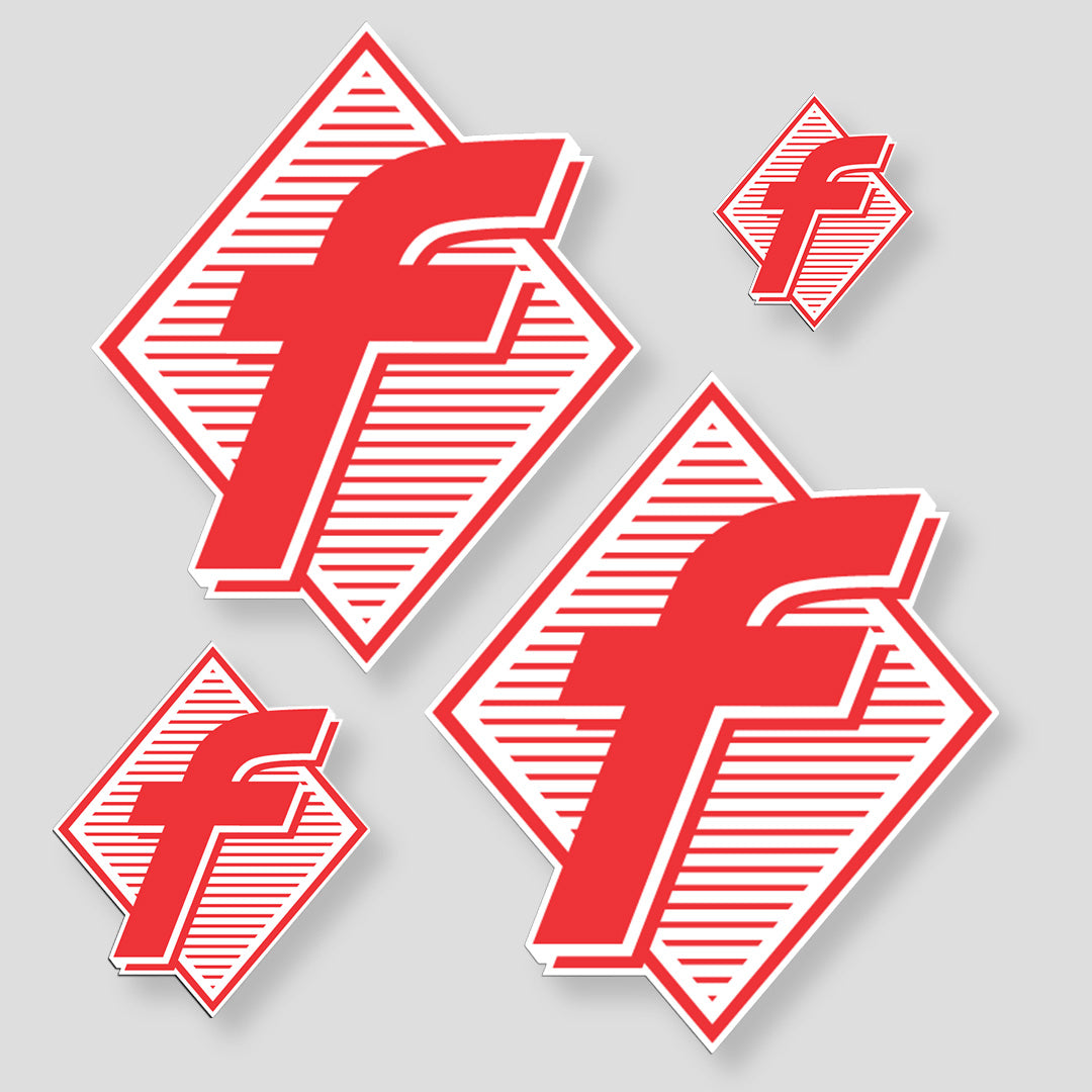 f-Marken Aufkleber 44 cm