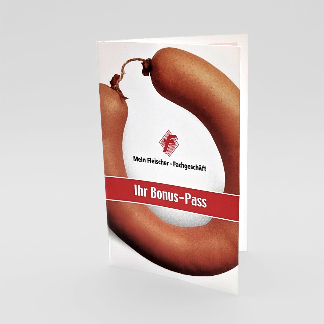 f-Marken Bonus-Pass ohne Stempel