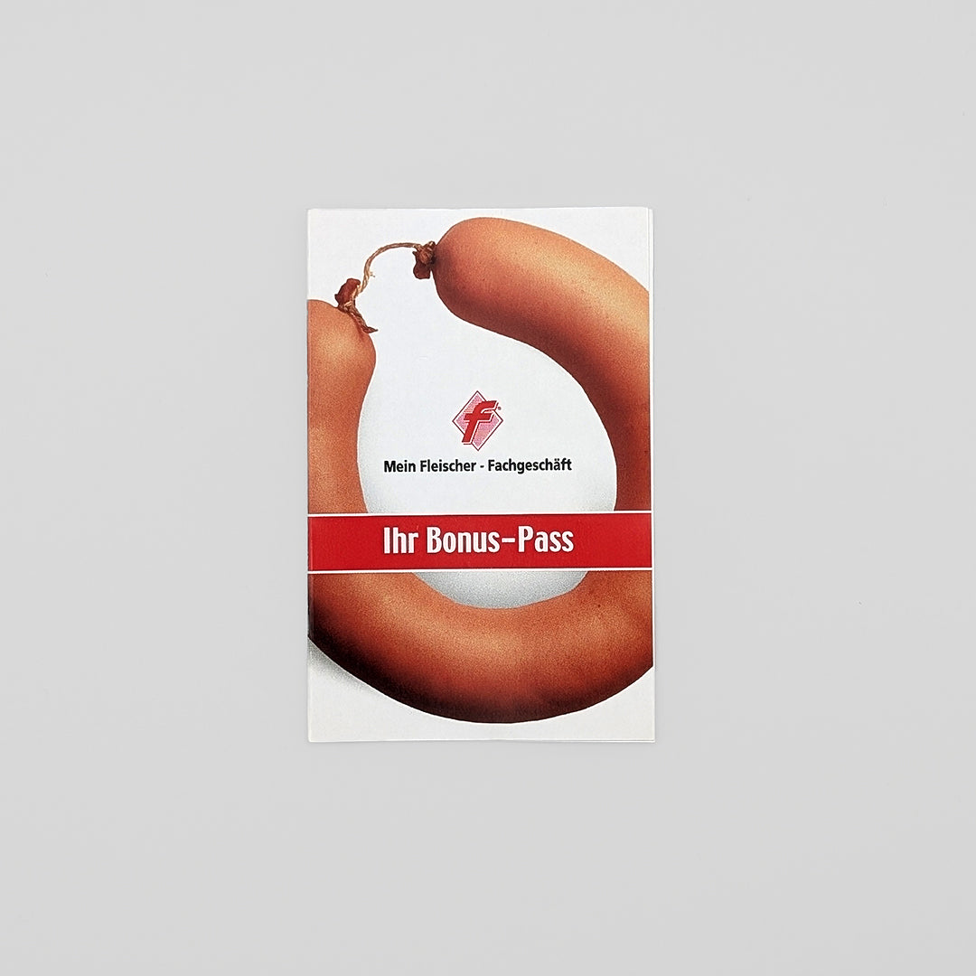 f-Marken Bonus-Pass ohne Stempel