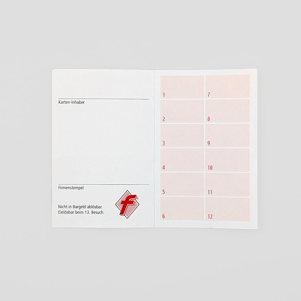 f-Marken Bonus-Pass komplett Set